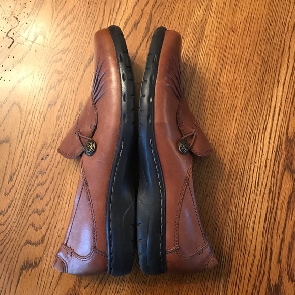 Rockport Brown Leather Upper Loafers Sz 8N - Picture 6 of 8